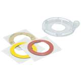 Push Botton/E-Stop Lockout Bases, 30MM, Clear, 5 per Pack redirect to product page